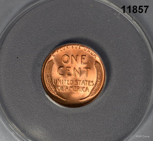 1942 D LINCOLN CENT ANACS CERTIFIED MS66! FINE RED! #11857