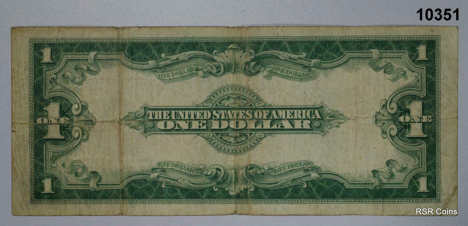 1923 $1 SILVER CERTIFICATE LARGE SIZE HORSE BLANKET #10351