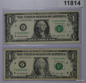 LOT OF 20 FEDERAL RESERVE STAR * NOTES CIRC-CU! #11814