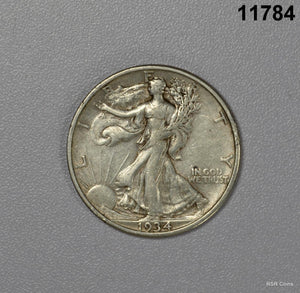 1934 S WALKING LIBERY HALF DOLLAR XF!! #11784