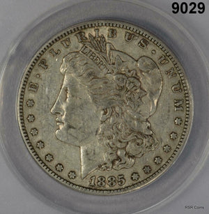 1885 S MORGAN SILVER DOLLAR ANACS CERTIFIED EF45 LOOKS BETTER! RARE DATE! #9029
