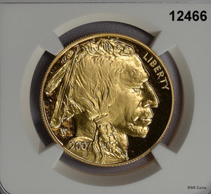 2007 W G $50 .9999 FINE GOLD BUFFALO NGC CERTIFIED PF70 ULTRA CAMEO! #12466