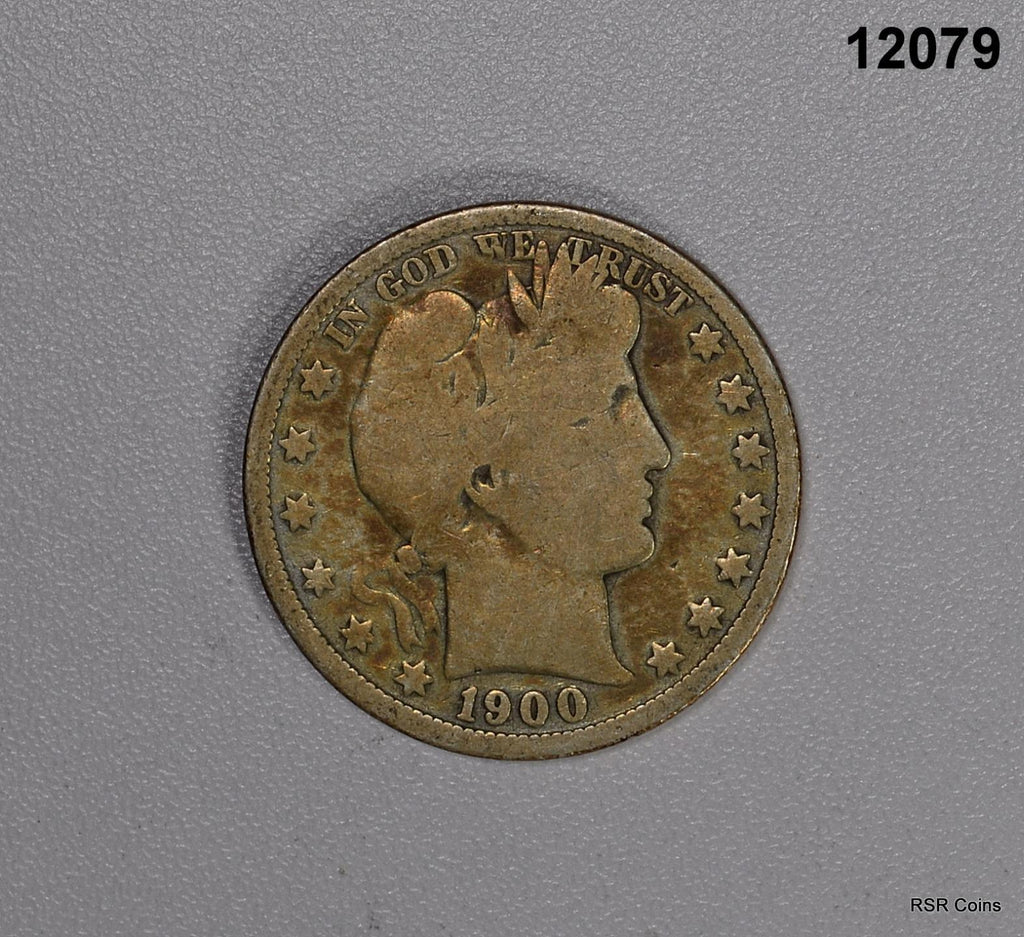 1900 O BARBER HALF SCARCE DATE GOOD! #12079