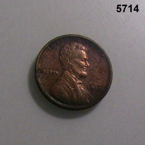 1915 D LINCOLN CENT AU++ CLEANED #5714