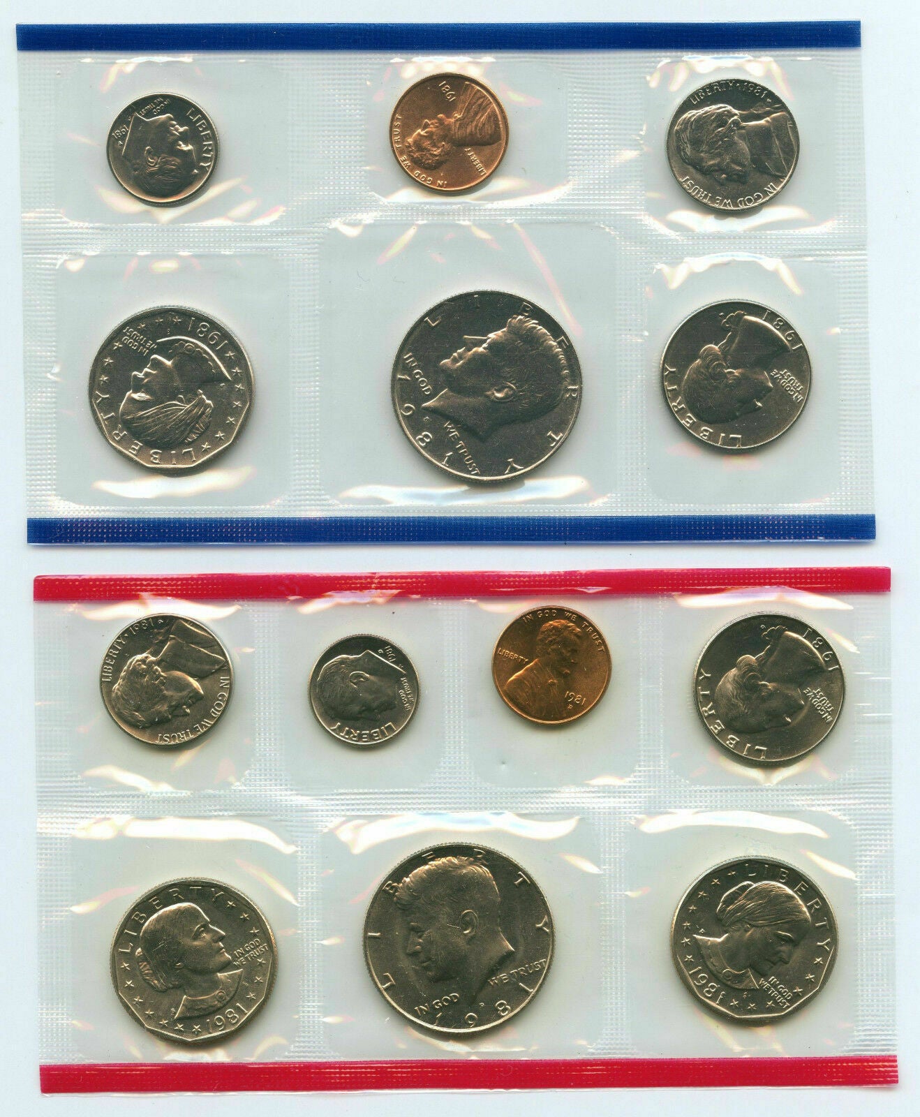 1981 Mint Set Uncirculated Coin Set U.S. Mint OGP Philadelphia & Denver