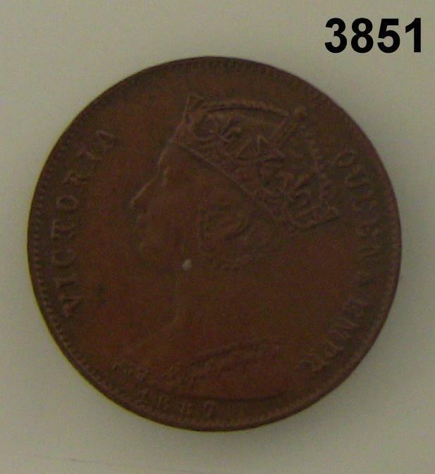 1887 GREAT BRITAIN 1/2 FARTHING VICTORIA JUBILEE MODEL TOKEN AUT! #3851