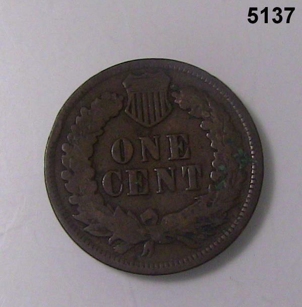 1874 INDIAN CENT SCARCE DATE GOOD #5137