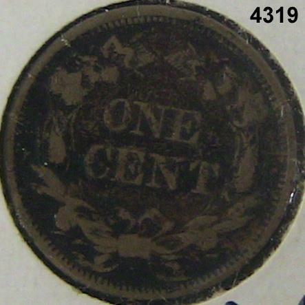 1858 FLYING EAGLE CENT PITTED FINE DETAILS #4319
