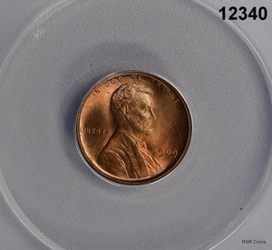 1909 VDB LINCOLN CENT ANACS CERTIFIED MS65 RD NICE! #12340