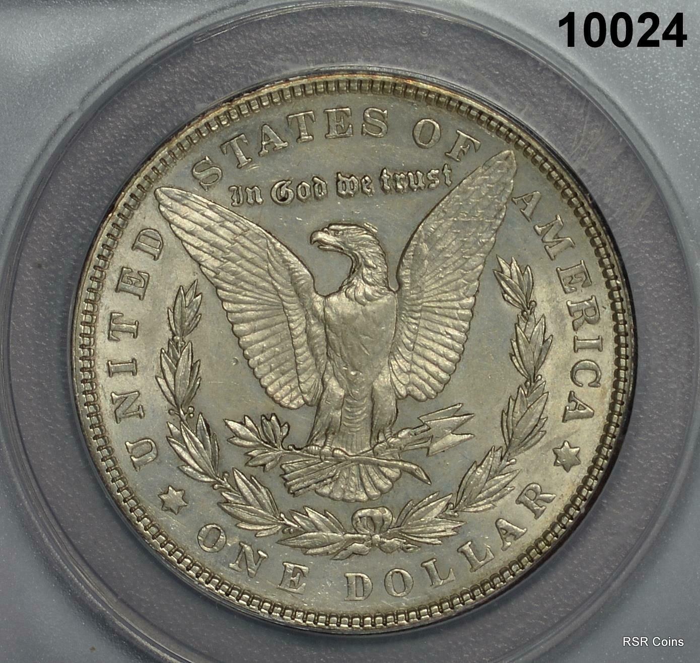1903 MORGAN SILVER DOLLAR ANACS CERTIFIED AU53 CLEANED #10024