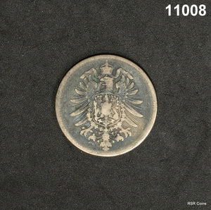 1876 GERMAN 1 MARK SILVER! #11008