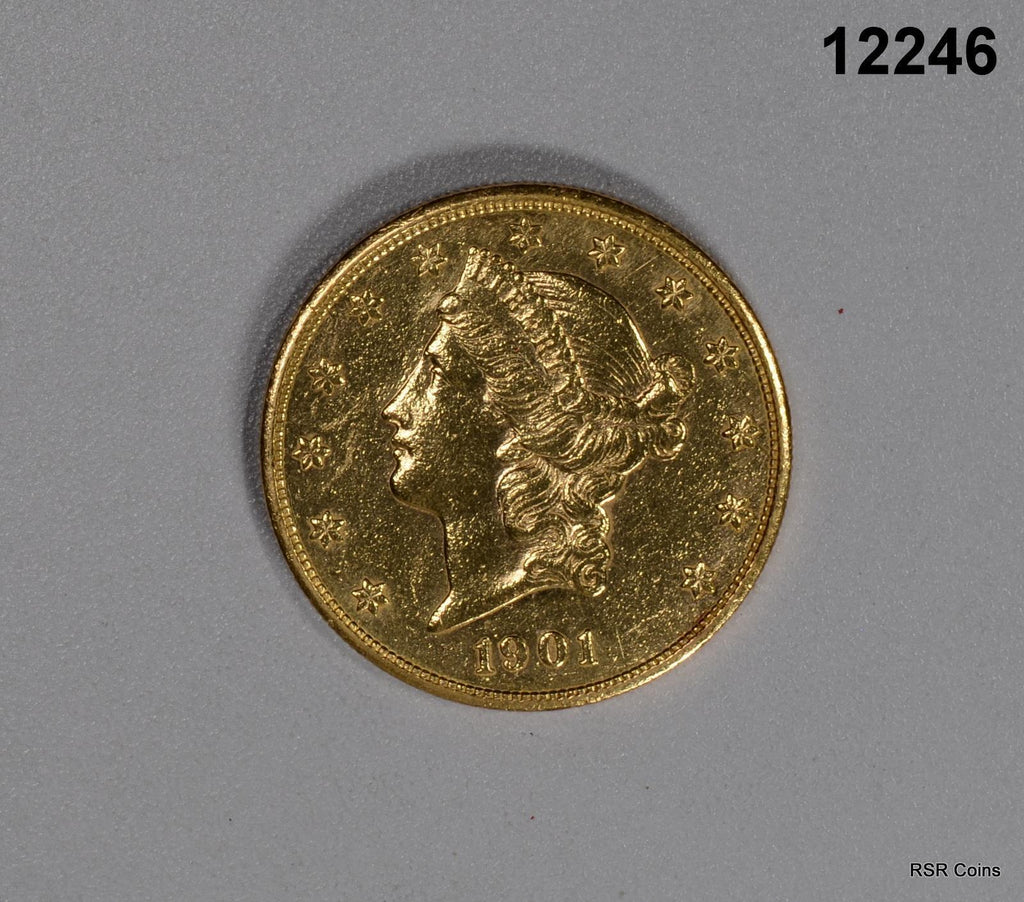 1901 S $20 GOLD LIBERTY #12246