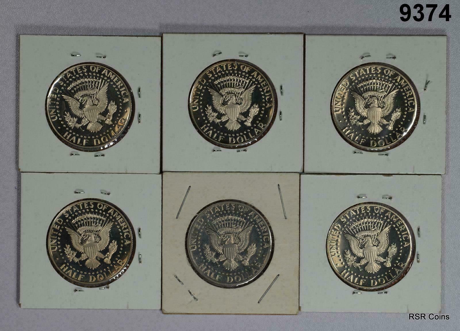 LOT OF 13 PROOF KENNEDY HALF PF65- 68+!! OLD LOT!! #9374