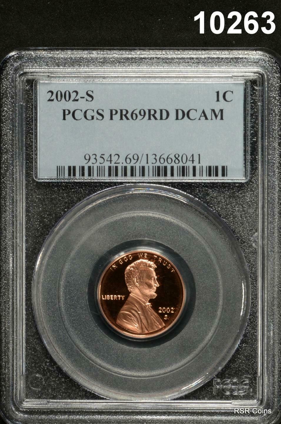 1999 S - 2008 S LNCOLN CENT 10 COIN SET PCGS CERTIFIED PR69 DCAM #10260-10269