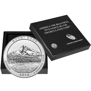 2010 P ATB Mt Hood National Park 5 oz .999 Silver GEM BU BOX/COA DELIVERED