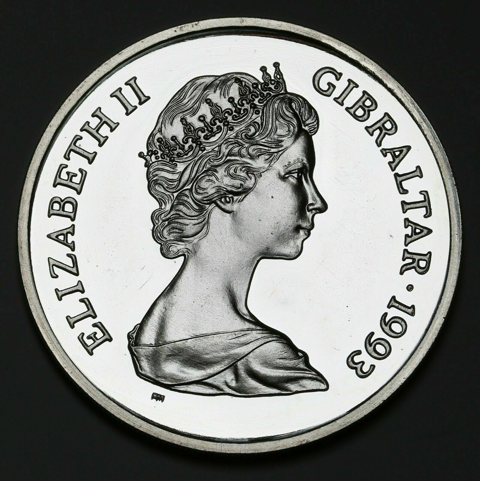 1993 Gibraltar Silver Proof 1/2 Crown King Edward VIII