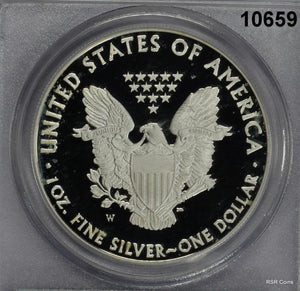 2010 W SILVER EAGLE PCGS CERTIFIED PR70 DCAM 1ST STRIKE! PERFECT! #10659