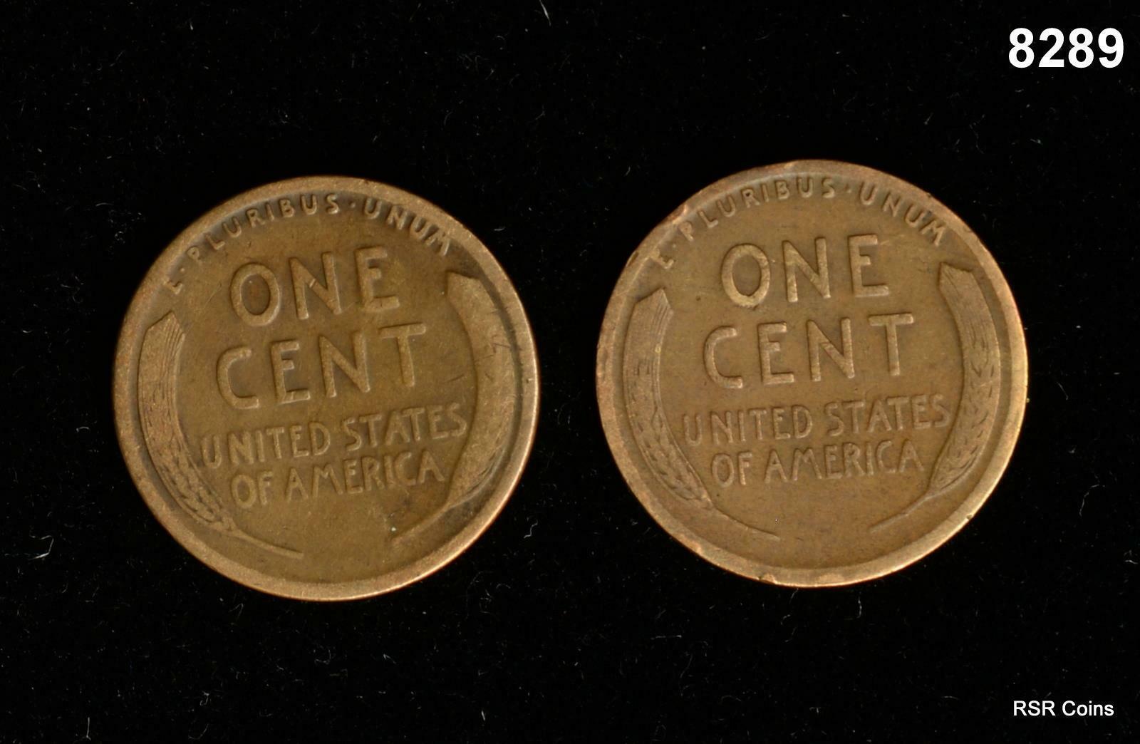 1913 D & S LINCOLN CENTS FINE+ #8289