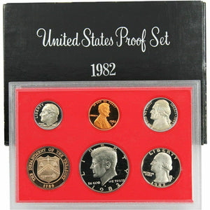 1982-S Proof Set United States US Mint Original Government Packaging Box
