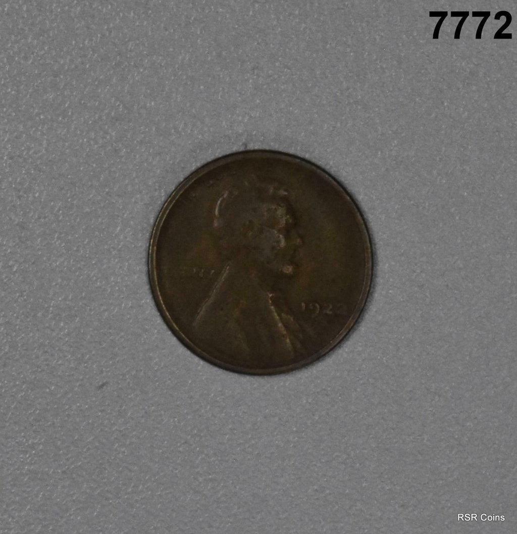1922 D LINCOLN CENT GOOD+ #7772