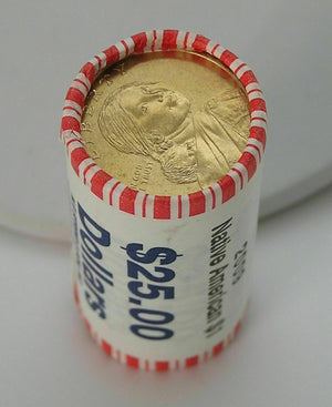 Sealed Roll 2009 Native American Dollars $1.00 - 25 Coins N.F. String & Son