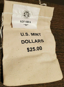 Susan Anthony Dollars - Uncirculated in Sealed $25 US Mint Bag 1999D Mint