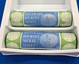 2005 Westward Journey P + D Ocean In View Nickel Roll Set US Mint Wrapped Ch BU