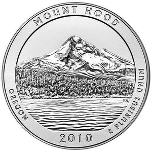 2010 P ATB Mt Hood National Park 5 oz .999 Silver GEM BU BOX/COA DELIVERED