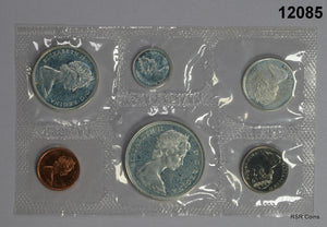 (5) CANADIAN 1967 CENT - DOLLAR 80% SILVER P-L MINT SEALED SETS! #12085