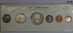 1960 CANADA PROOF LIKE SET ORIGINAL CELLOPHANE CARDBOARD HOLDER GEM CAMEO #9119