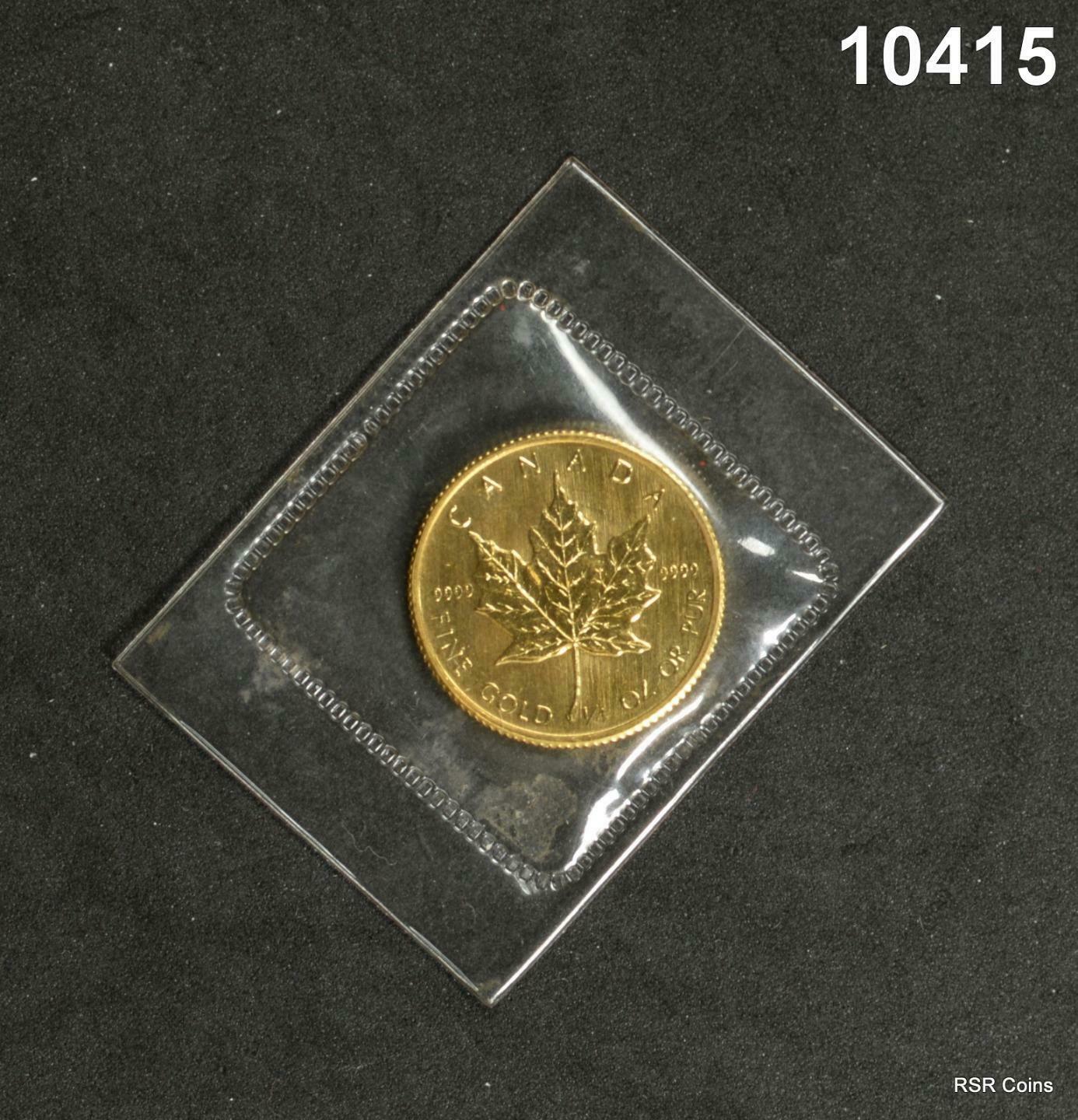 1984 CANANDA $10 1/4TH OZ .9999 GOLD MAPLE LEAF MINT SEALED! #10415