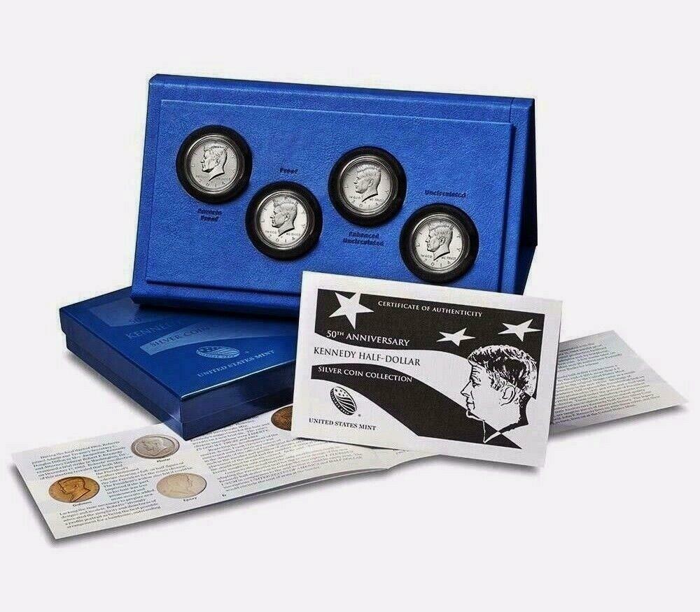 2014 50TH ANNIVERSARY KENNEDY HALF DOLLAR COIN COLLECTION