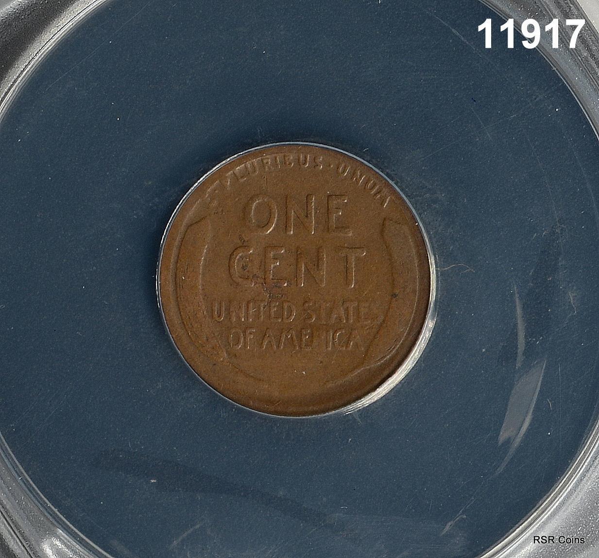 1914 D LINCOLN CENT KEY DATE!! ANACS CERTIFIED VG 8 #11917