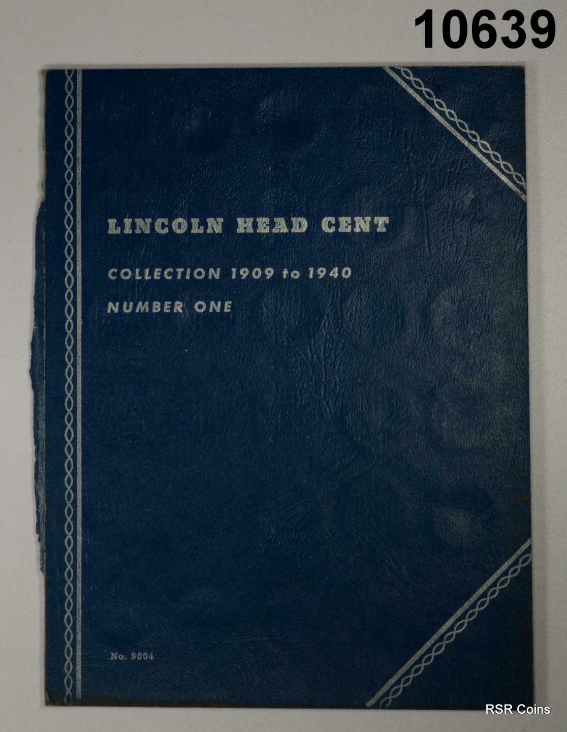 G-XF EARLY LINCOLN STARTER COLLECTOR 17 COIN SET AS SHOWN! #10639