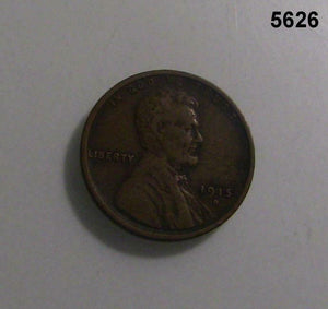 1915 D LINCOLN CENT VF+ #5626