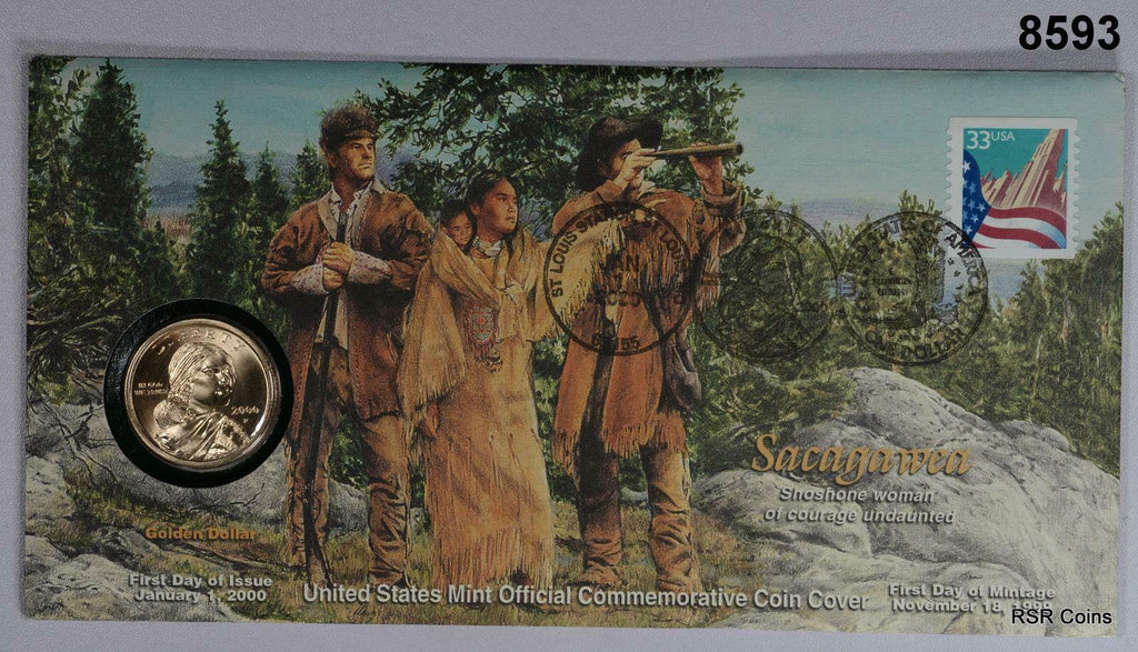 50 STATE QUARTER OFFICIAL MINT 2- COIN (7 SETS) & 1 SACAGAWEA! 8 SETS TOT. #8593