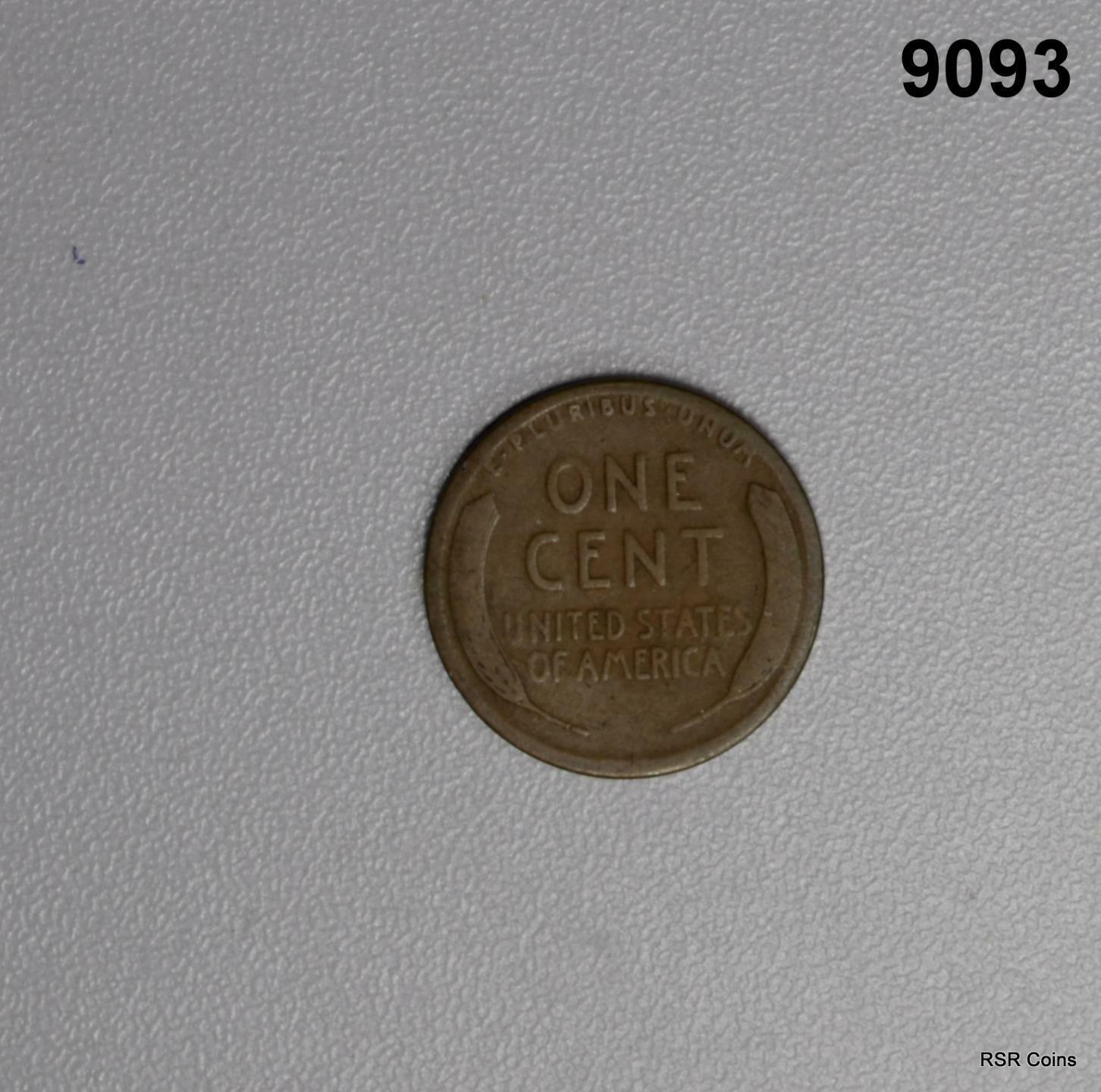 1913 S LINCOLN CENT VG SEMI KEY! #9093