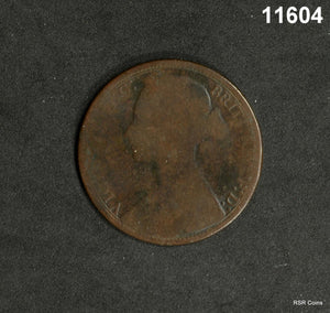 1877 GREAT BRITAIN PENNY SMOOTH! WOW! #11604