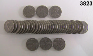 1924-1927 DATED CANADA 5 CENT LOT: 37 COINS FINE - XF+ #3823