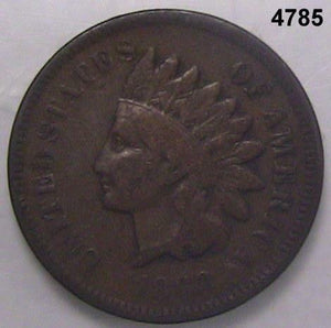 1868 INDIAN HEAD PENNY FINE #4785