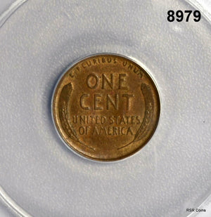 1910 S/S LINCOLN CENT ANACS CERTIFIED EF40 CORRODED CLEANED #8979