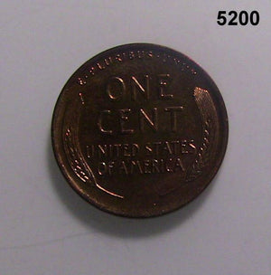 1920 LINCOLN CENT CHOICE BU 80% RED! #5200