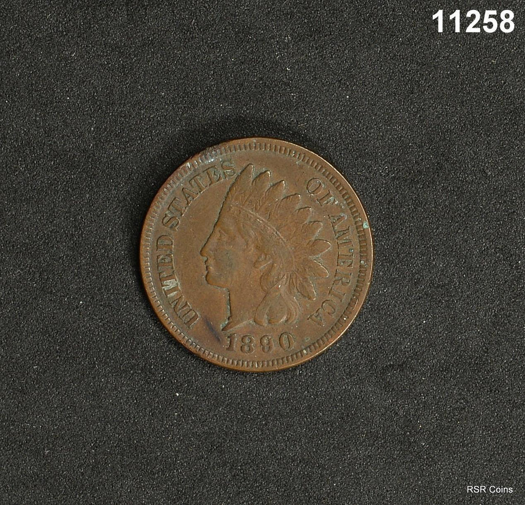 1890 INDIAN HEAD CENT XF+ #11258