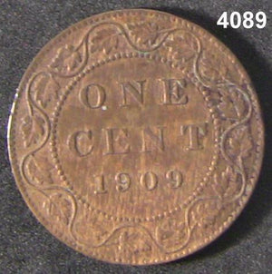 1909 CANADA LARGE CENT XF #4089