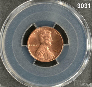1985 PCGS CERTIFIED MS 67 RD LINCOLN WHEAT PENNY! FLASHY LUSTER #3031