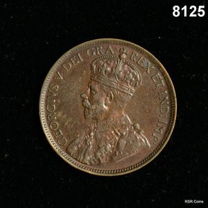 1920 CANADIAN LARGE CENT RED BROWN!! #8125
