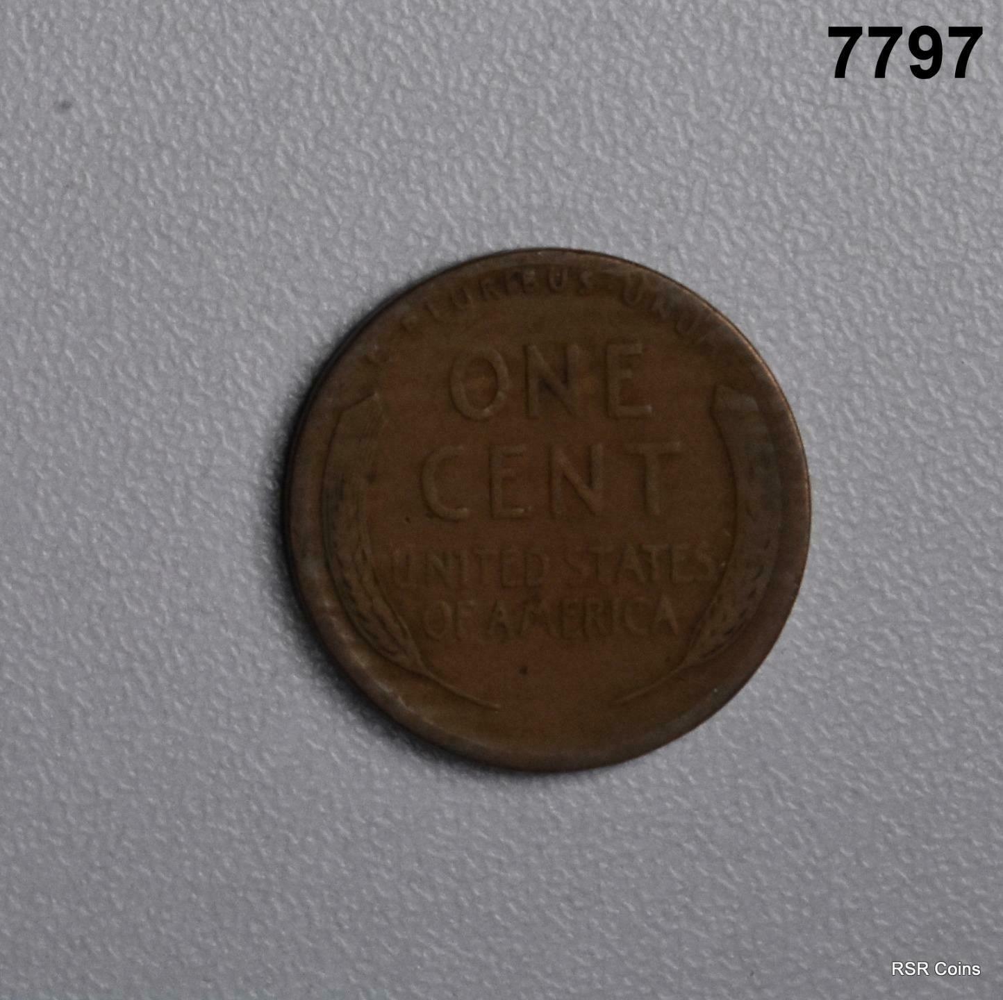 1910 S LINCOLN CENT SCARCE DATE! FINE! #7797