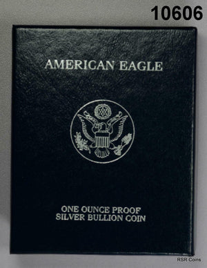 2004 W AMERICAN EAGLE 1OZ SILVER PROOF #10606
