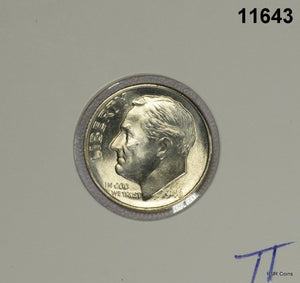 1946 D CHOICE BU ROOSEVELT DIME 1ST YEAR OF ISSUE! #11643