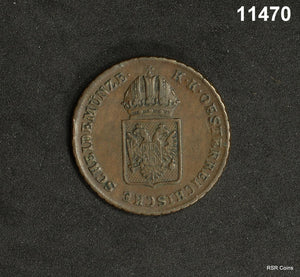 AUSTRIA 1816 A KREUZER AU+! #11470